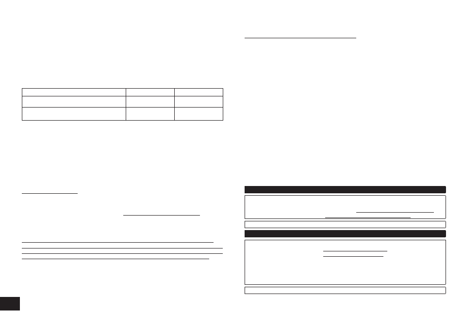 Limited warranty (only for u.s.a. and puerto rico) | Panasonic RP-BTD10-K User Manual | Page 10 / 12