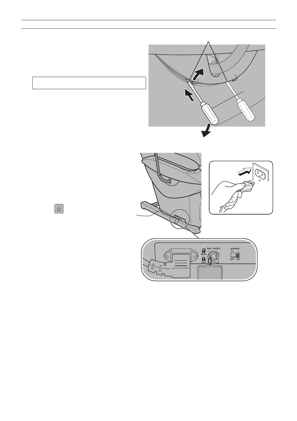 When removing the control panel stand cover, Raising the backrest to the upright position | Panasonic EP30007KX User Manual | Page 16 / 36