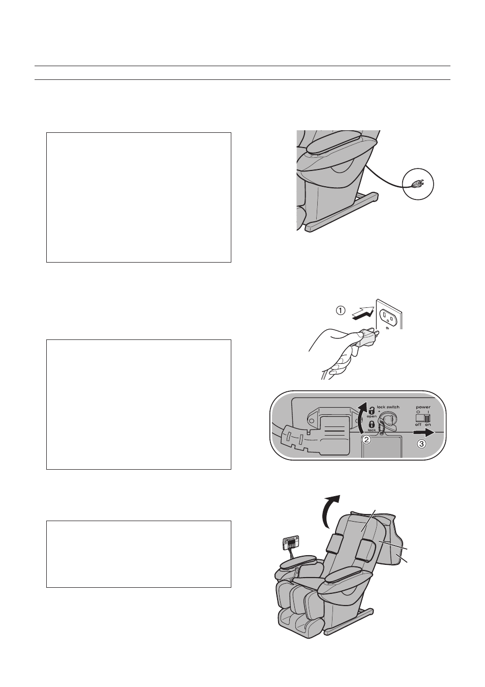 Before sitting down | Panasonic EP30007KX User Manual | Page 19 / 36