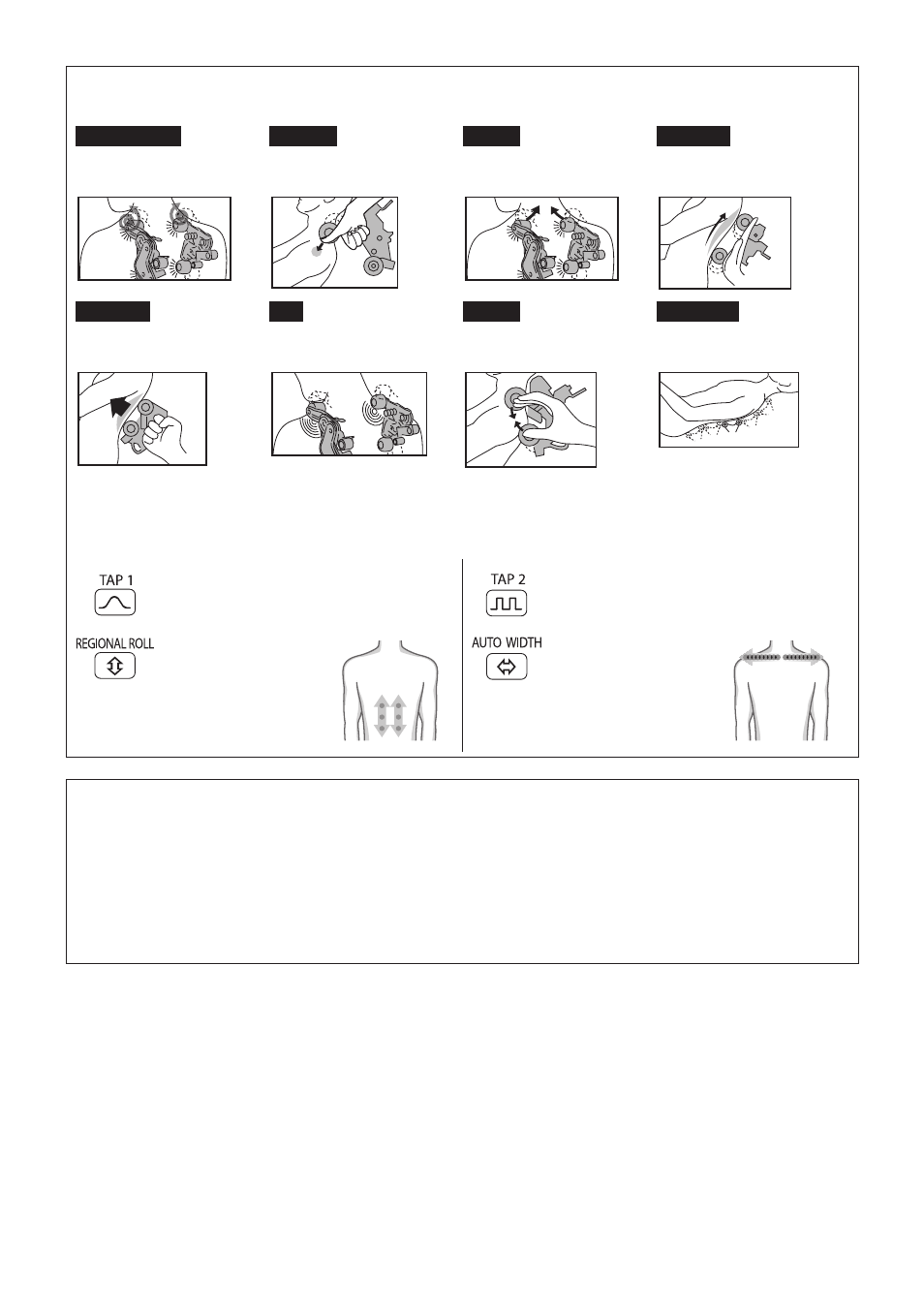 For additional operations, During a massage | Panasonic EP30007KX User Manual | Page 29 / 36