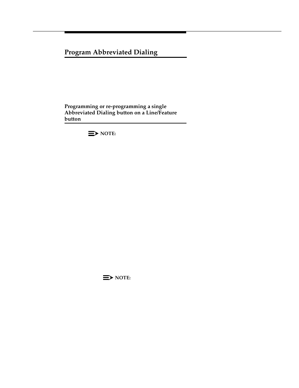 Program abbreviated dialing, Programming or re-programming a single | Avaya 4624 User Manual | Page 43 / 66