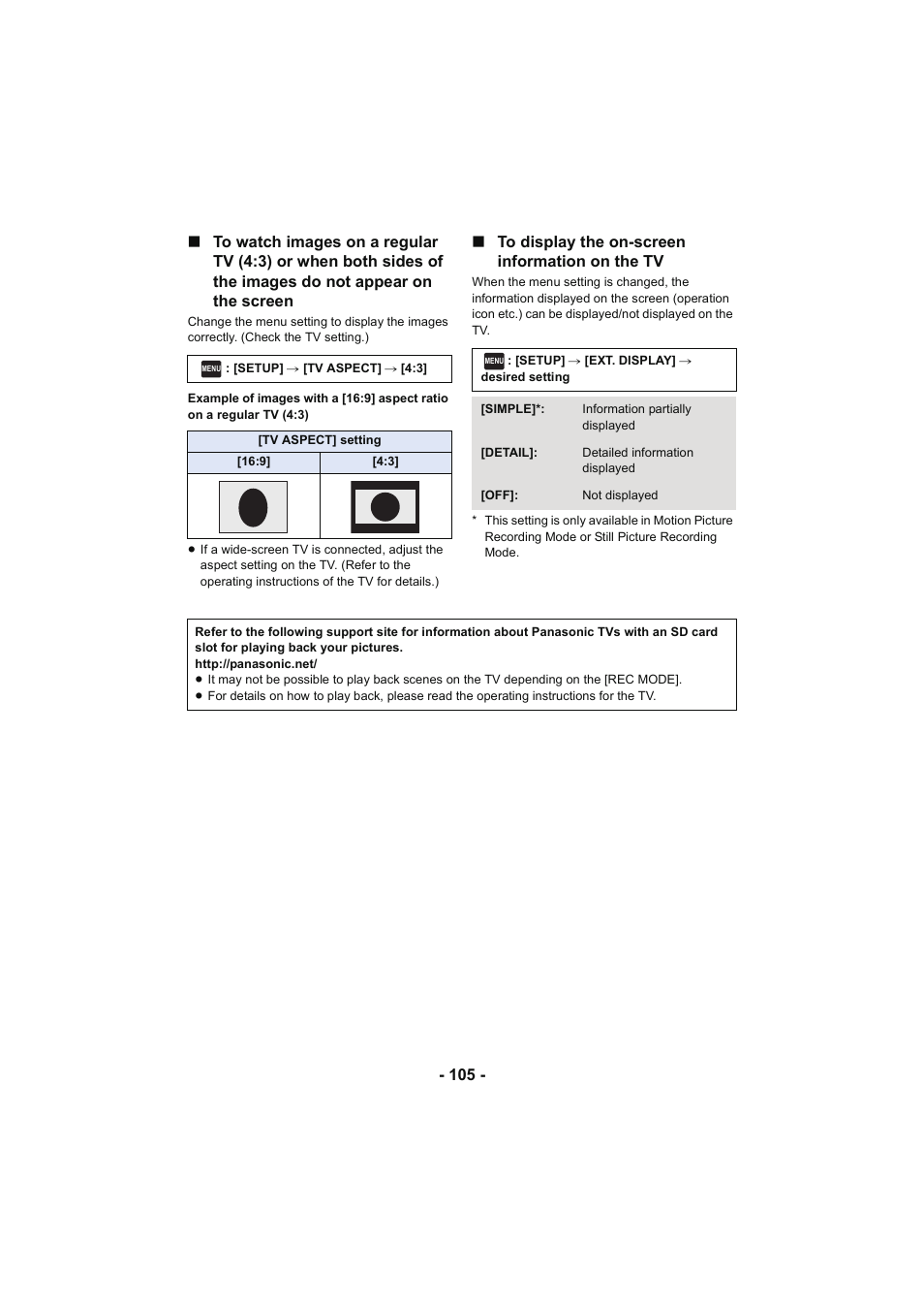 Panasonic HC-V250K User Manual | Page 105 / 207