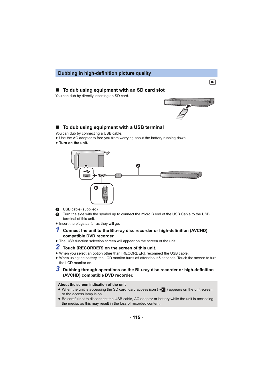 L 115 | Panasonic HC-V250K User Manual | Page 115 / 207