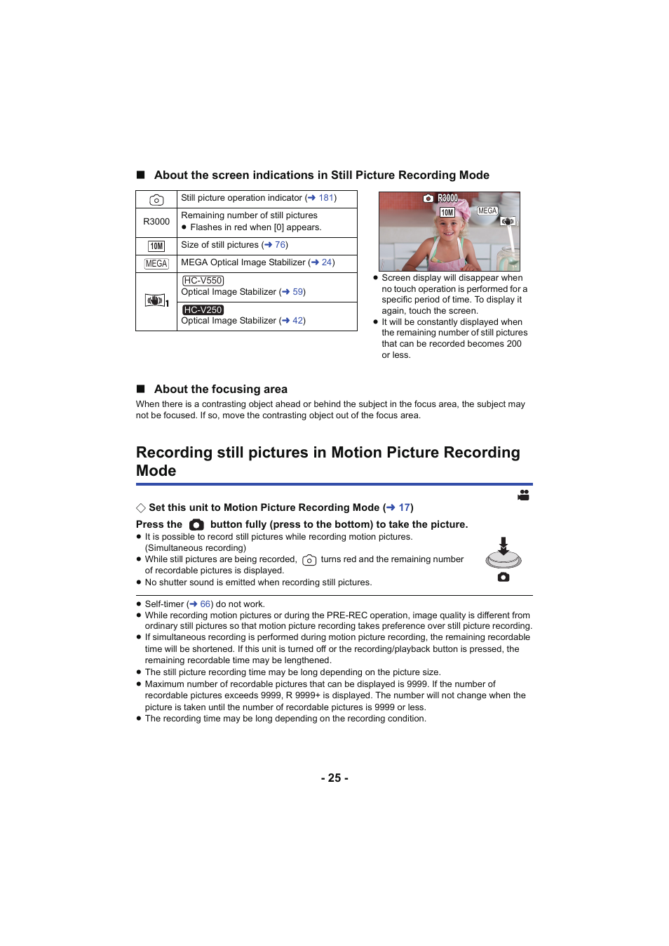 L 25 | Panasonic HC-V250K User Manual | Page 25 / 207