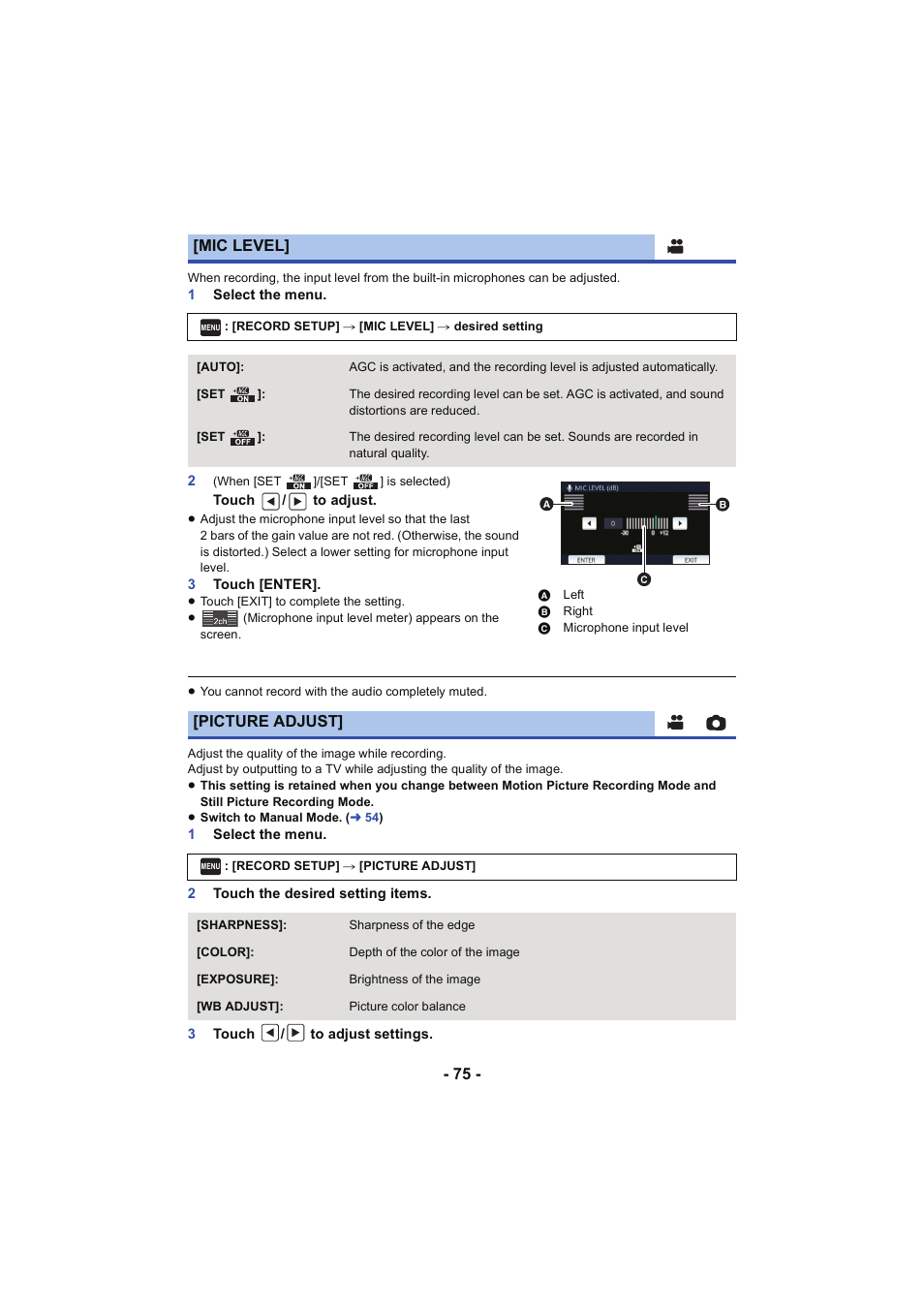 Panasonic HC-V250K User Manual | Page 75 / 207