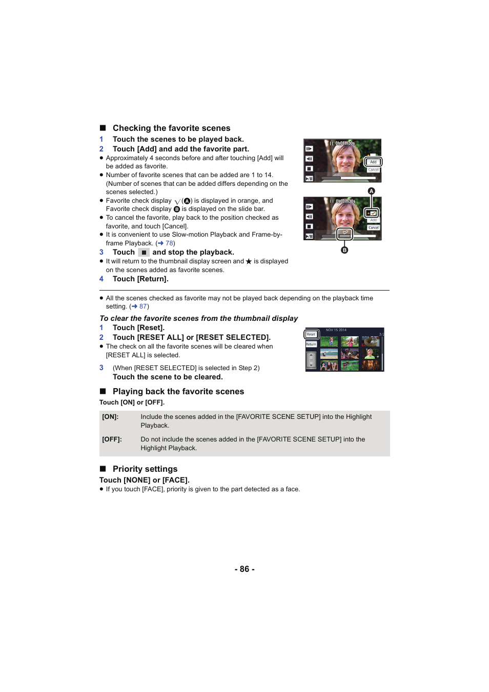 L 86 | Panasonic HC-V250K User Manual | Page 86 / 207