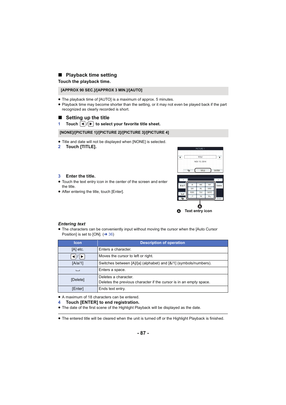 L 87 | Panasonic HC-V250K User Manual | Page 87 / 207
