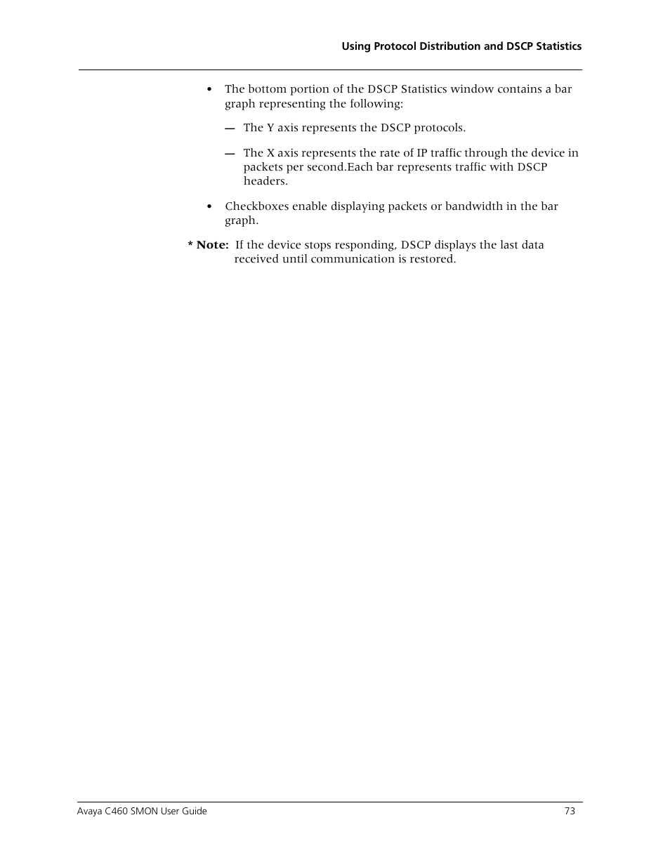 Avaya C460 SMON User Manual | Page 81 / 102
