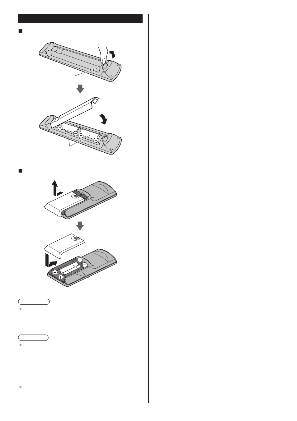 Installing the remote’s batteries | Panasonic TC-60AS640U User Manual | Page 18 / 28