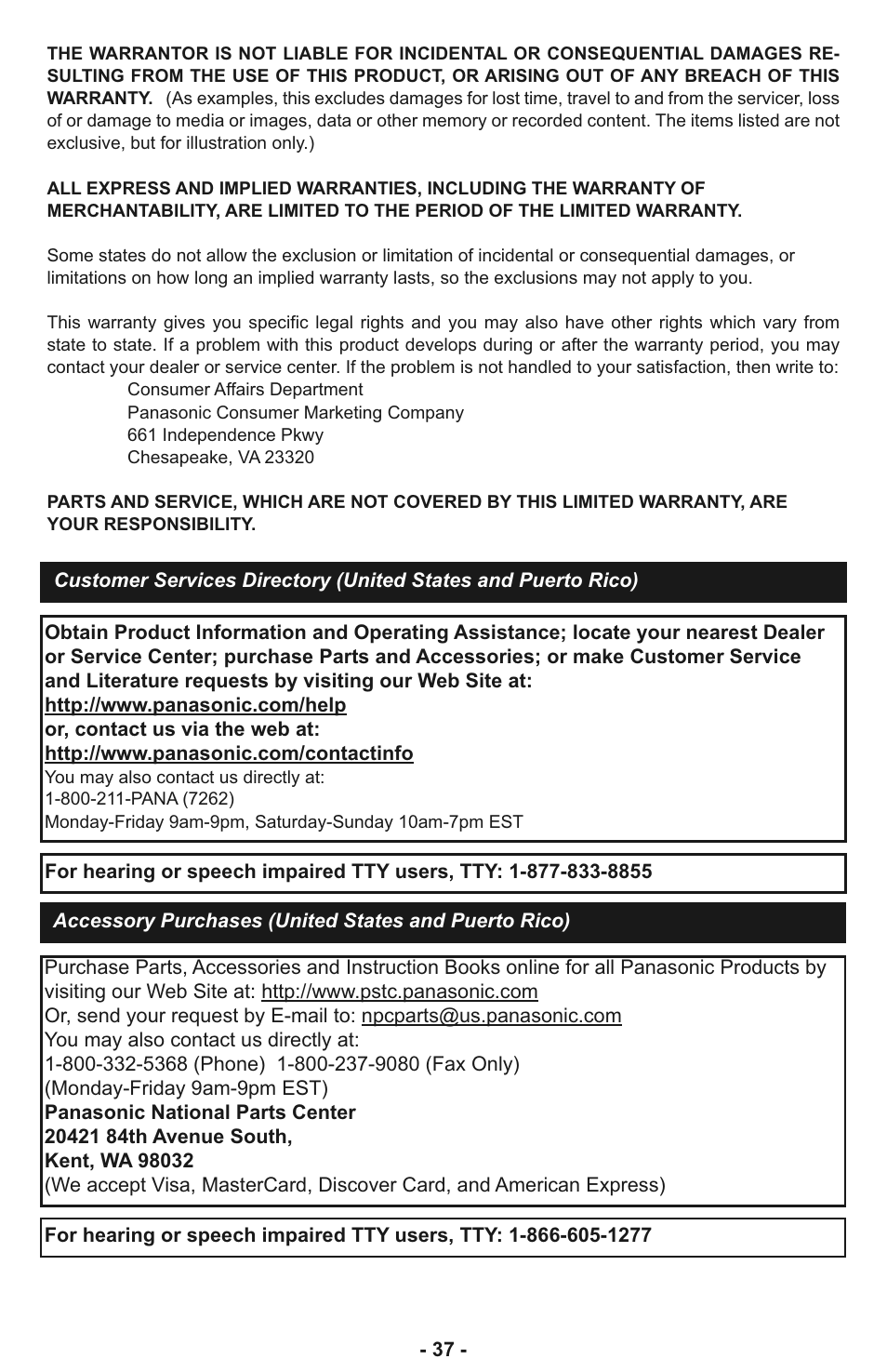 Panasonic MC-CL933 User Manual | Page 37 / 44