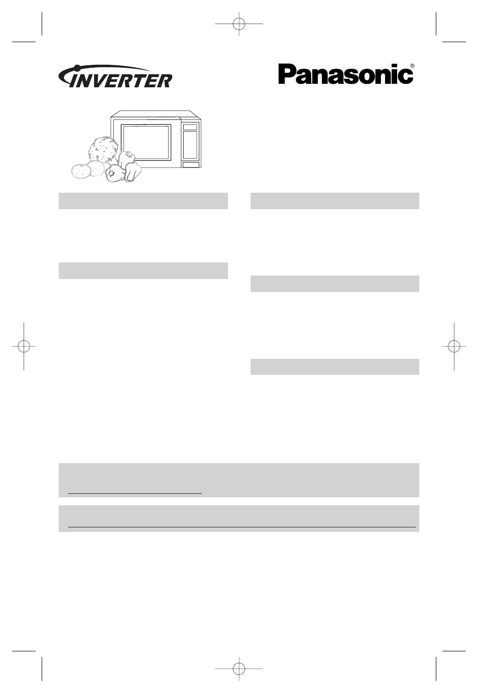 Panasonic NN-SN968B User Manual | 60 pages