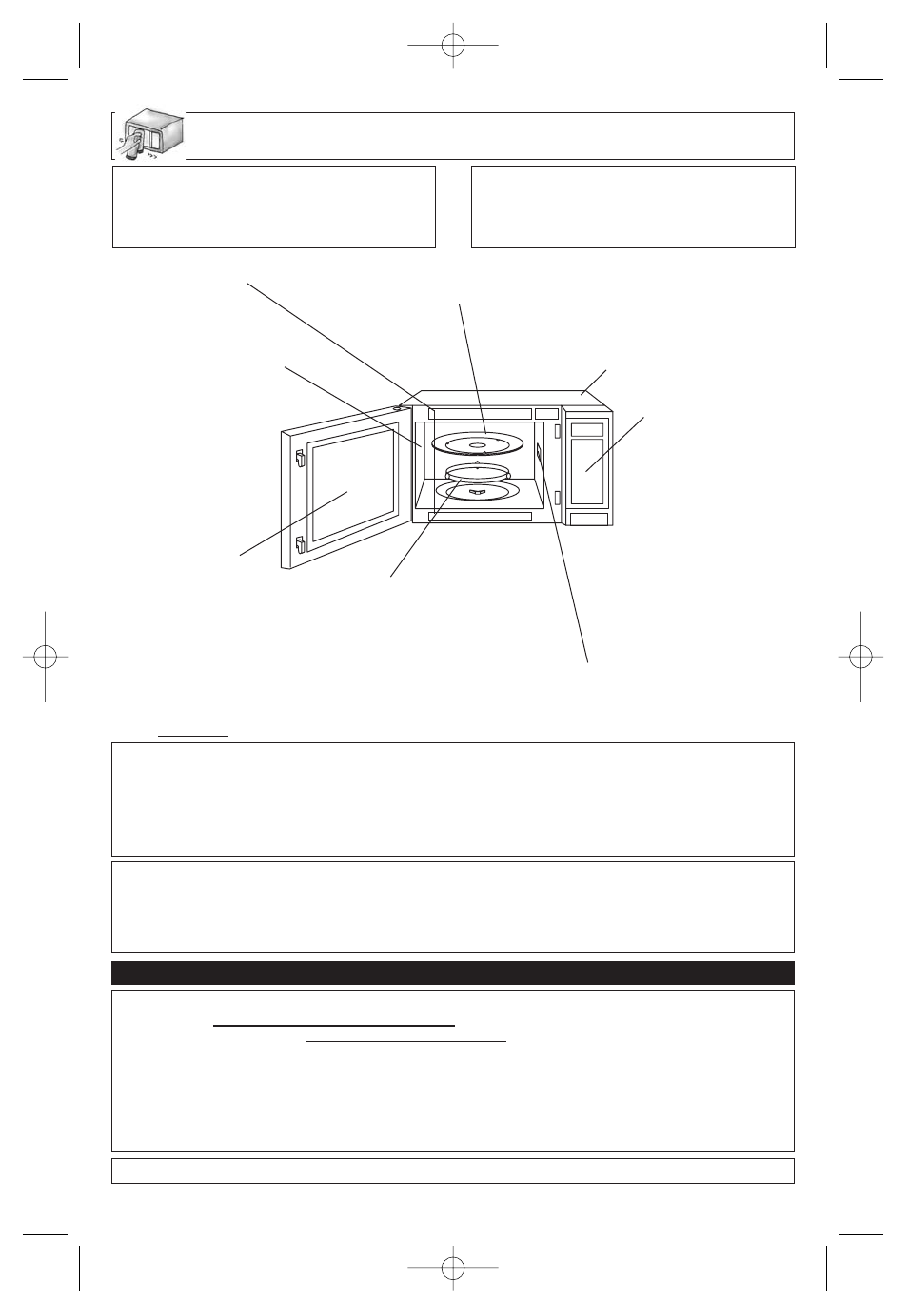Cuidado y limpieza de su horno de microondas | Panasonic NN-SN968B User Manual | Page 56 / 60