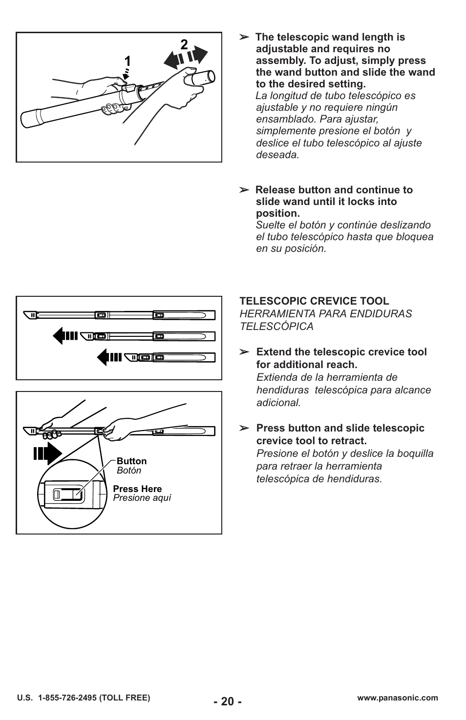 Panasonic MC-UL429 User Manual | Page 20 / 48
