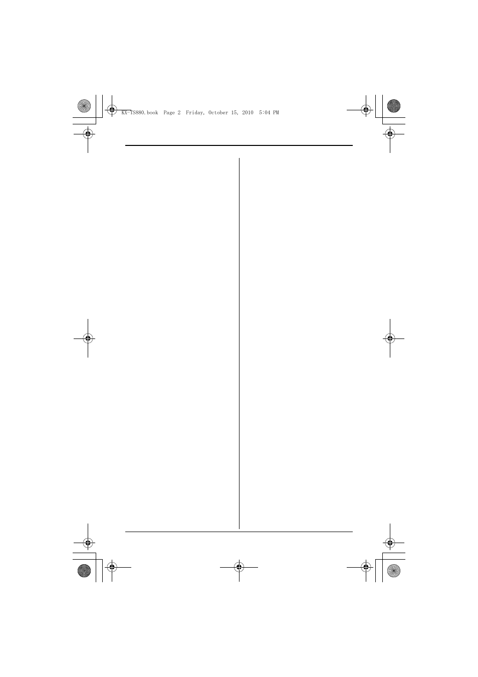 Panasonic KX-TS880W User Manual | Page 2 / 49