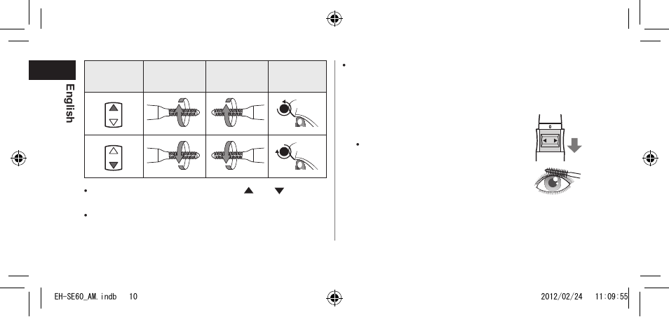 Panasonic EH-SE60VP User Manual | Page 10 / 74