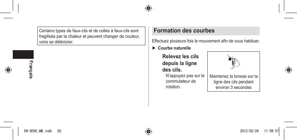 Panasonic EH-SE60VP User Manual | Page 28 / 74