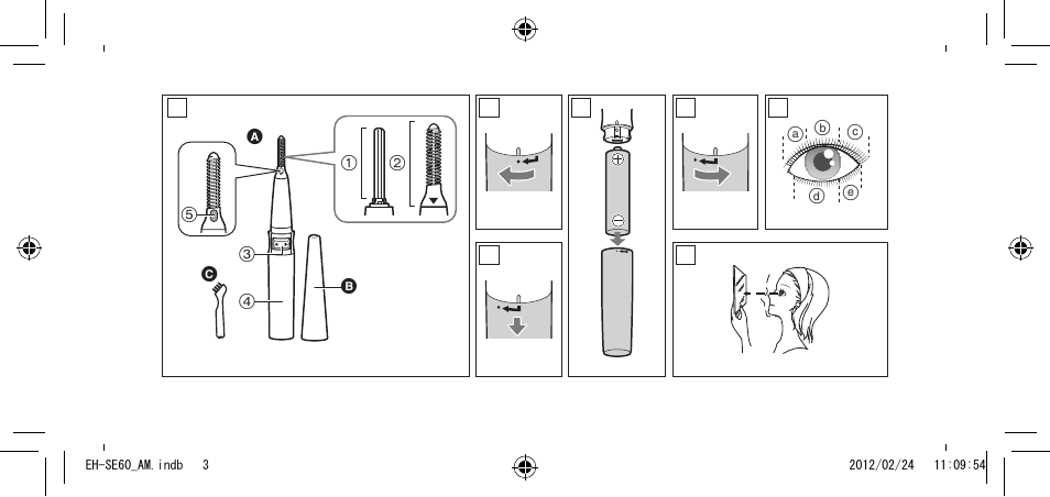 Panasonic EH-SE60VP User Manual | Page 3 / 74