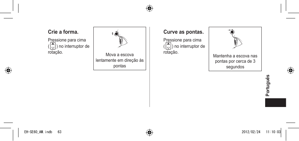 Panasonic EH-SE60VP User Manual | Page 63 / 74