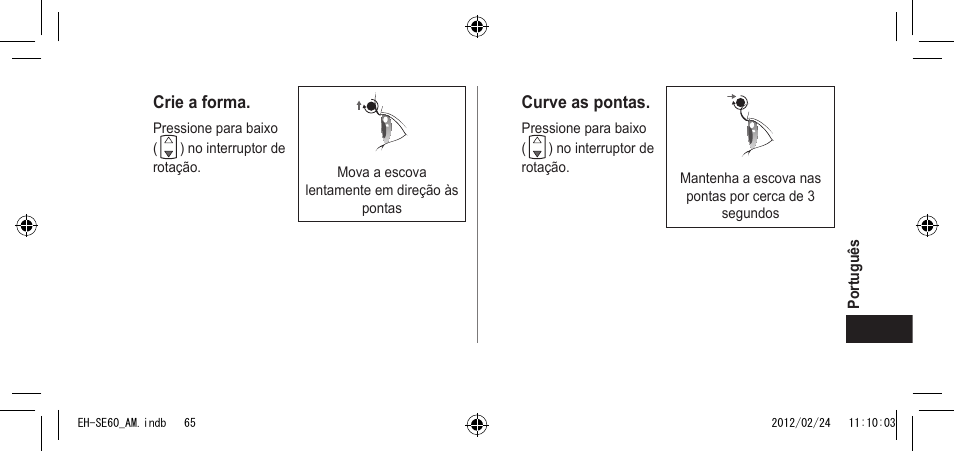 Panasonic EH-SE60VP User Manual | Page 65 / 74