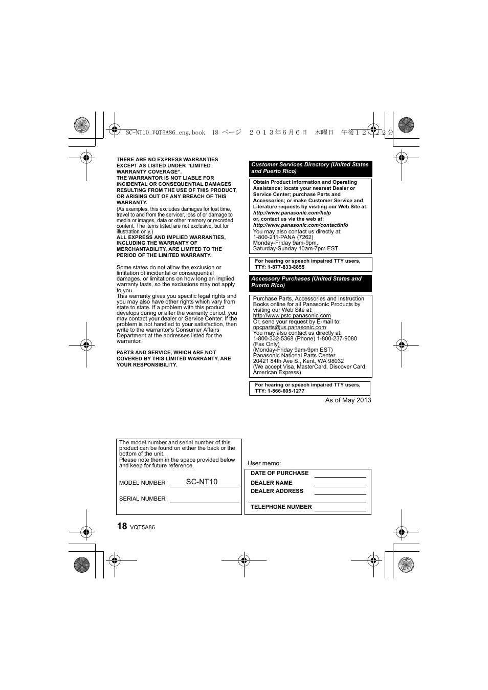 Panasonic SC-NT10D User Manual | Page 18 / 20