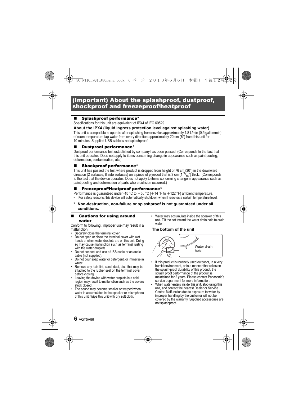 Panasonic SC-NT10D User Manual | Page 6 / 20