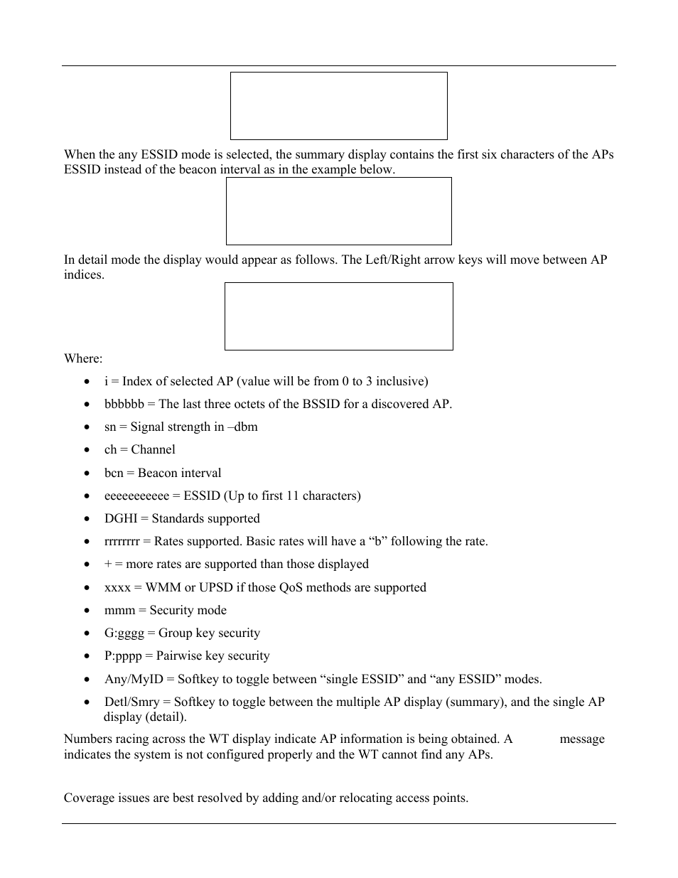 Solving coverage issues | Avaya 3600 User Manual | Page 42 / 64