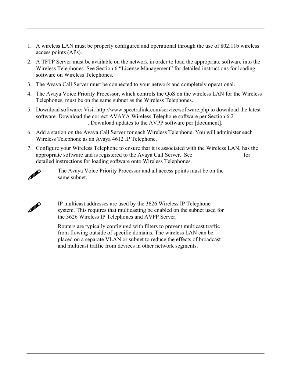 Quick start guide | Avaya 3600 User Manual | Page 8 / 64