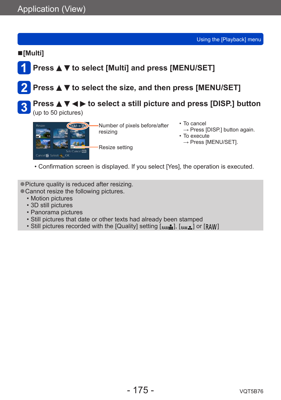 Application (view) | Panasonic DMC-FZ70K User Manual | Page 175 / 226
