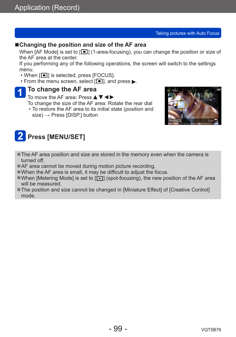 Application (record) | Panasonic DMC-FZ70K User Manual | Page 99 / 226