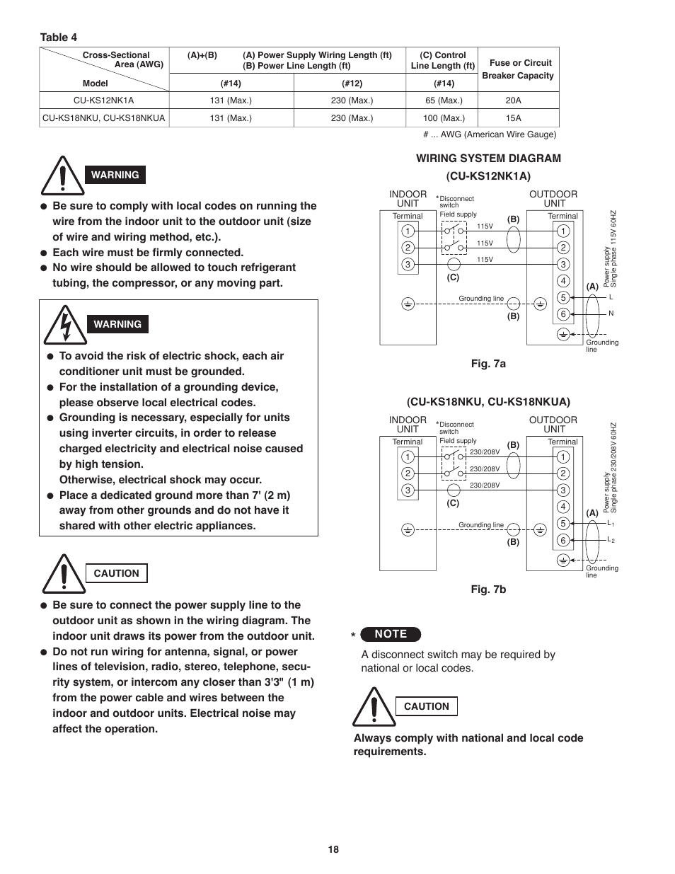 Panasonic KS18NB4UA User Manual | Page 19 / 30