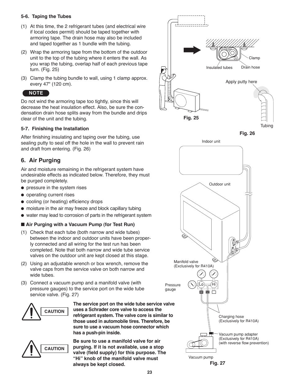 Air purging | Panasonic KS18NB4UA User Manual | Page 24 / 30