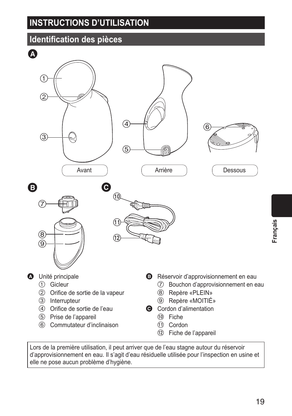 Panasonic EH-SA31VP User Manual | Page 19 / 40
