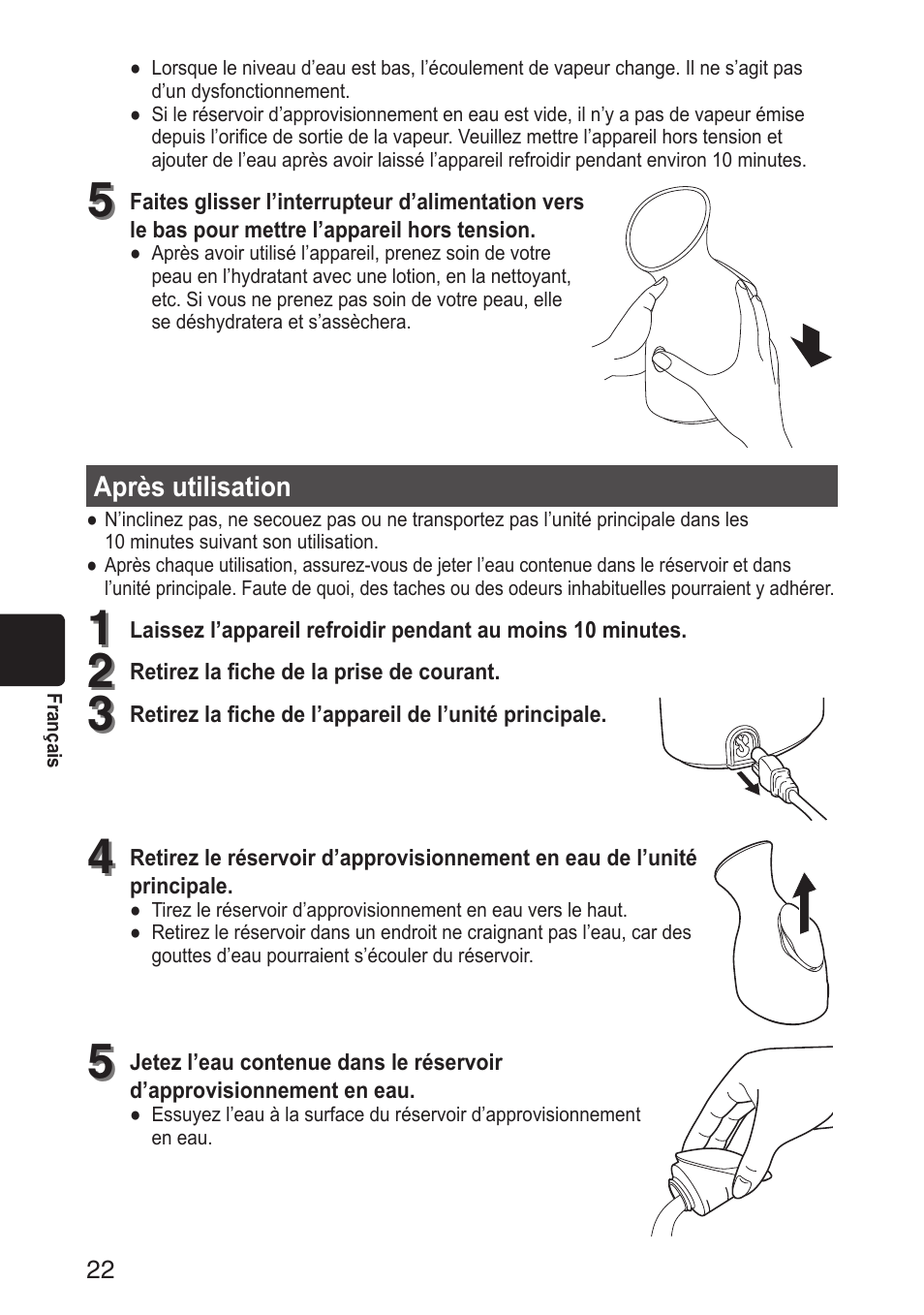 Panasonic EH-SA31VP User Manual | Page 22 / 40