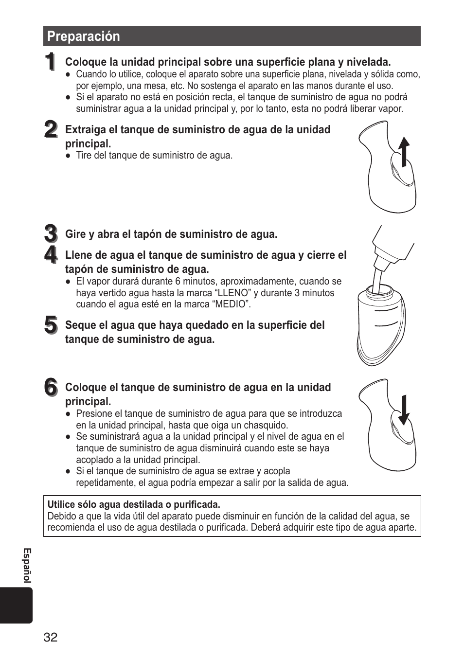 Panasonic EH-SA31VP User Manual | Page 32 / 40