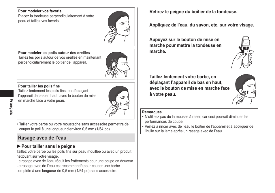 Panasonic ER-GB40-S User Manual | Page 16 / 32