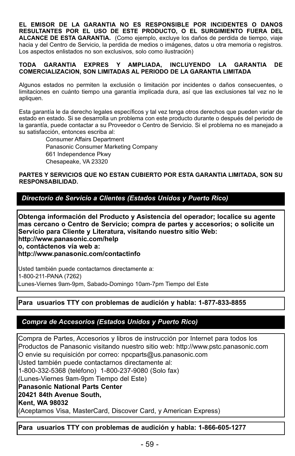 Panasonic MC-UG323 User Manual | Page 59 / 60