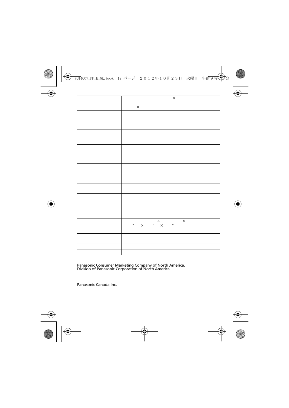 Panasonic DMW-FL360L User Manual | Page 17 / 165