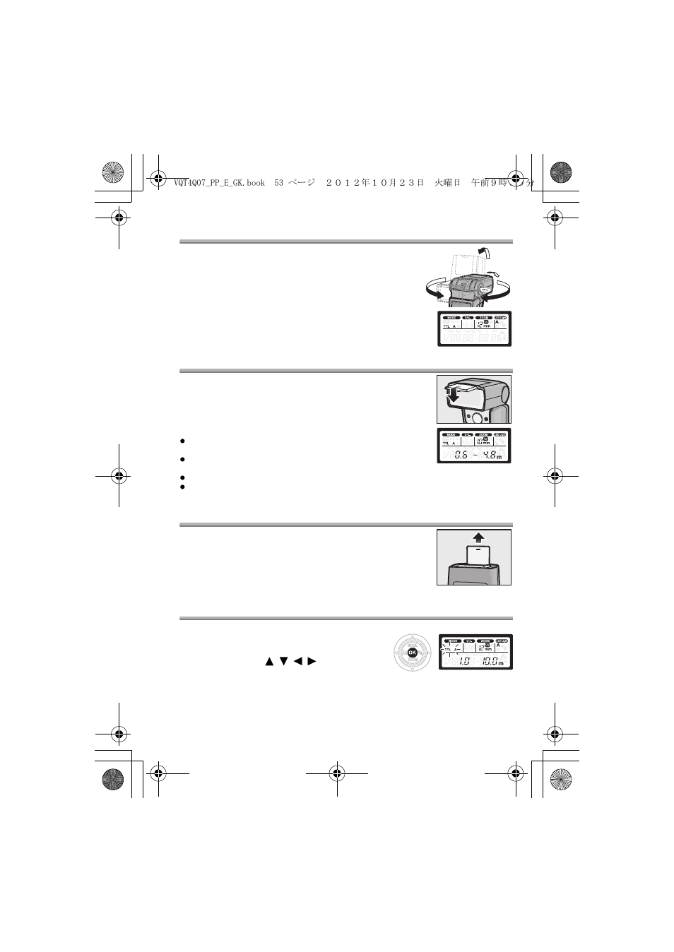 Festlegung des strahlungswinkels, Gebrauch des wide panel, Gebrauch der lichtfangplatte | Sonstige einstellungen | Panasonic DMW-FL360L User Manual | Page 53 / 165