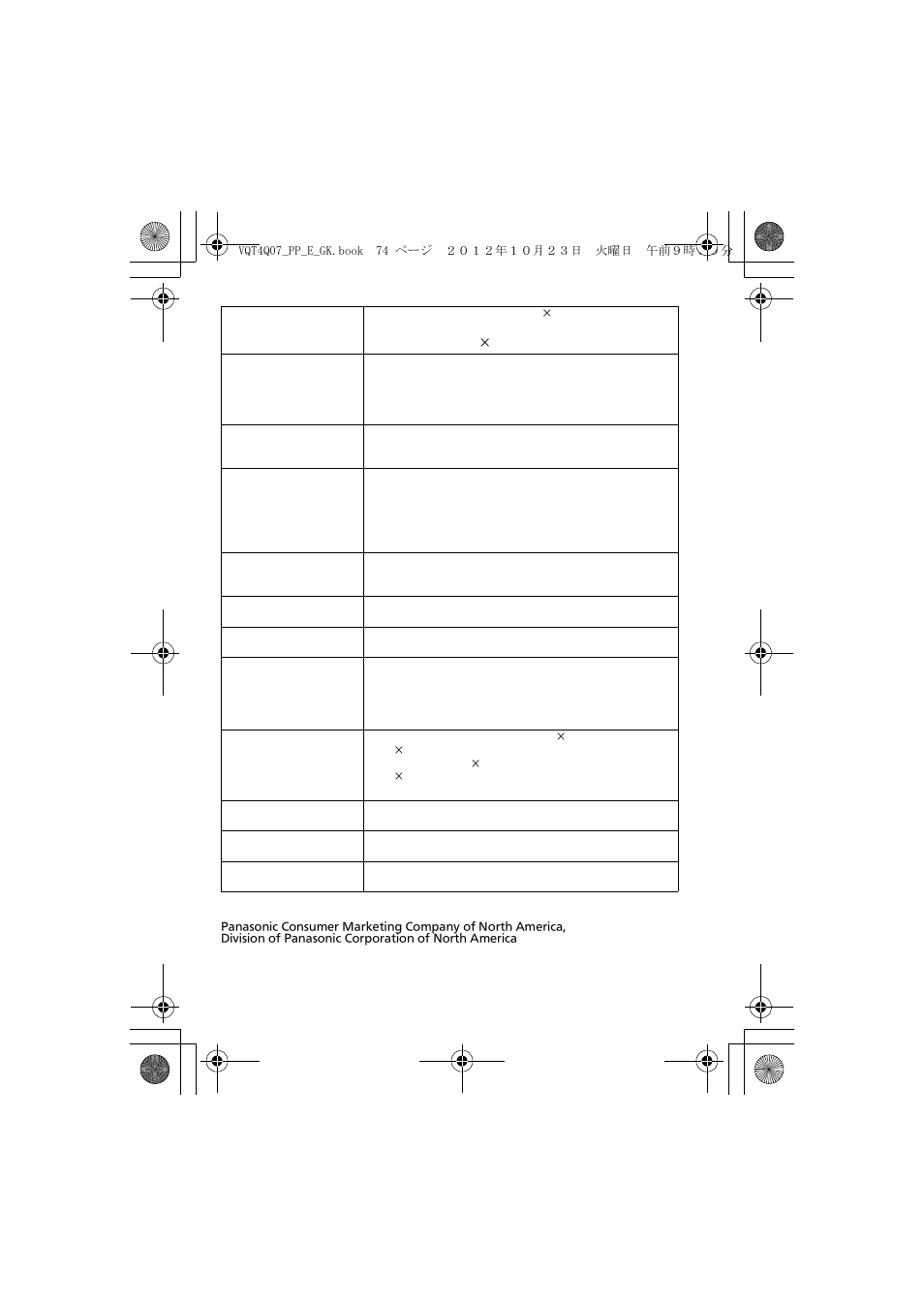 Panasonic DMW-FL360L User Manual | Page 74 / 165