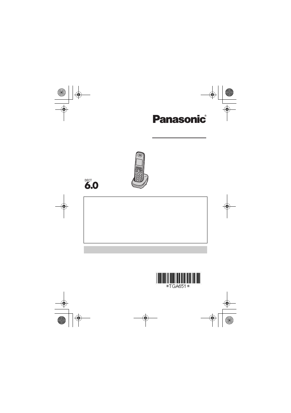 Panasonic KX-TGA651B User Manual | 20 pages