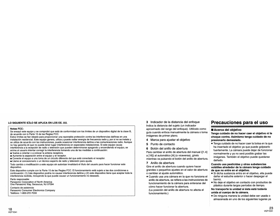 Panasonic L-X025 User Manual | Page 18 / 40