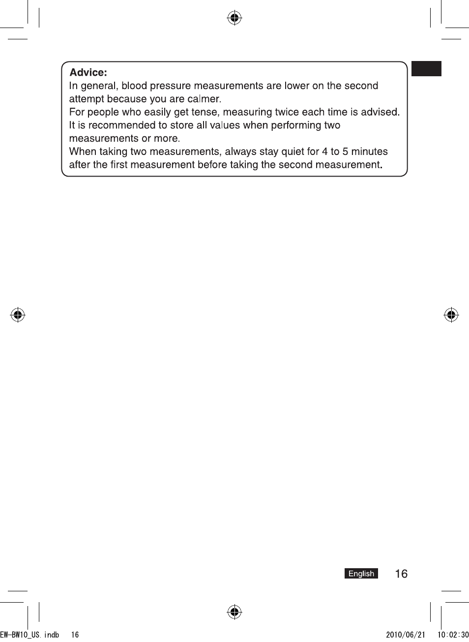 Panasonic EW-BW10W User Manual | Page 17 / 27