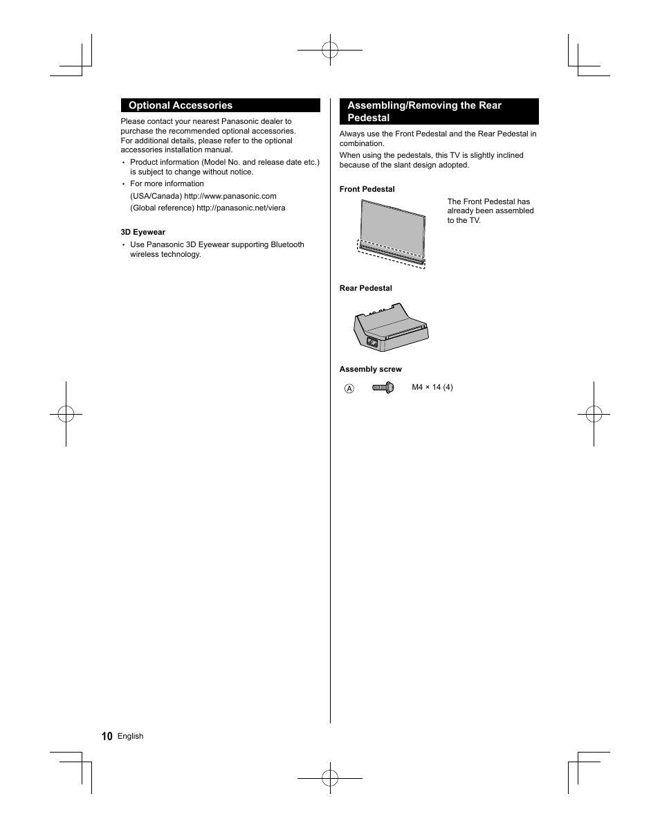 Panasonic TC-58AX800U User Manual | Page 10 / 38