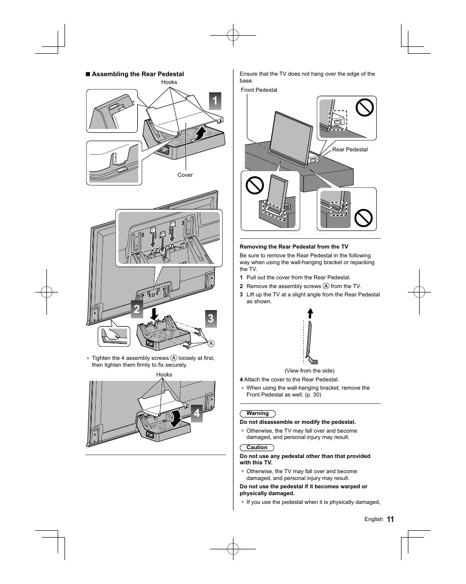 Panasonic TC-58AX800U User Manual | Page 11 / 38