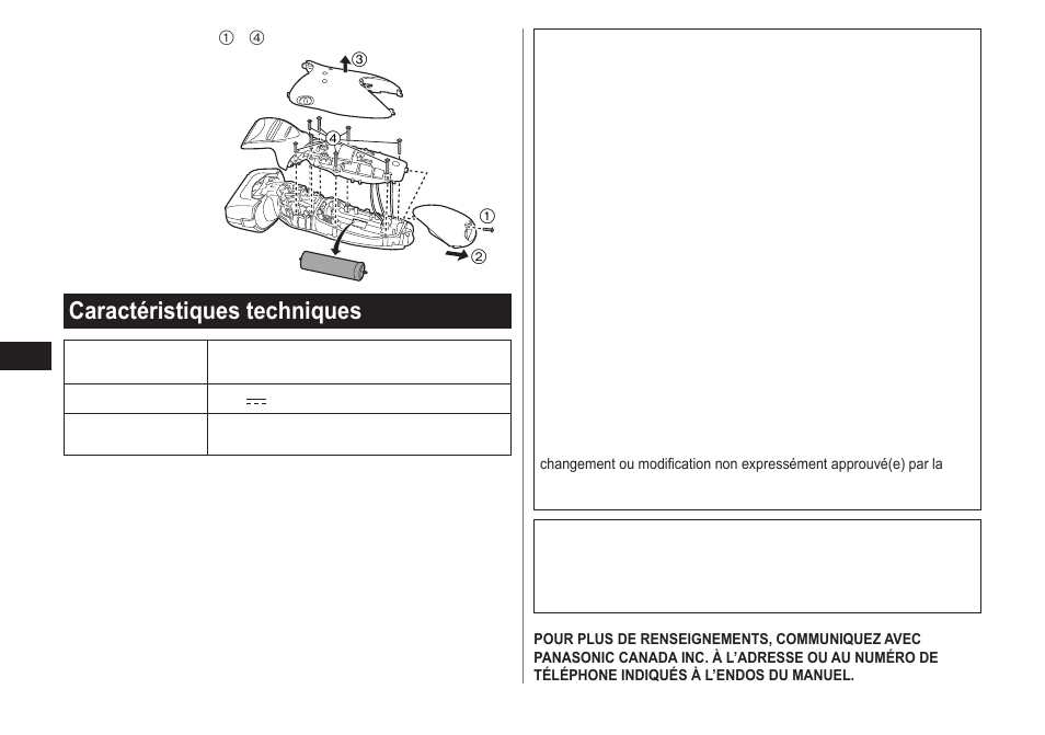 Caractéristiques techniques | Panasonic ES-LT71-S User Manual | Page 26 / 40
