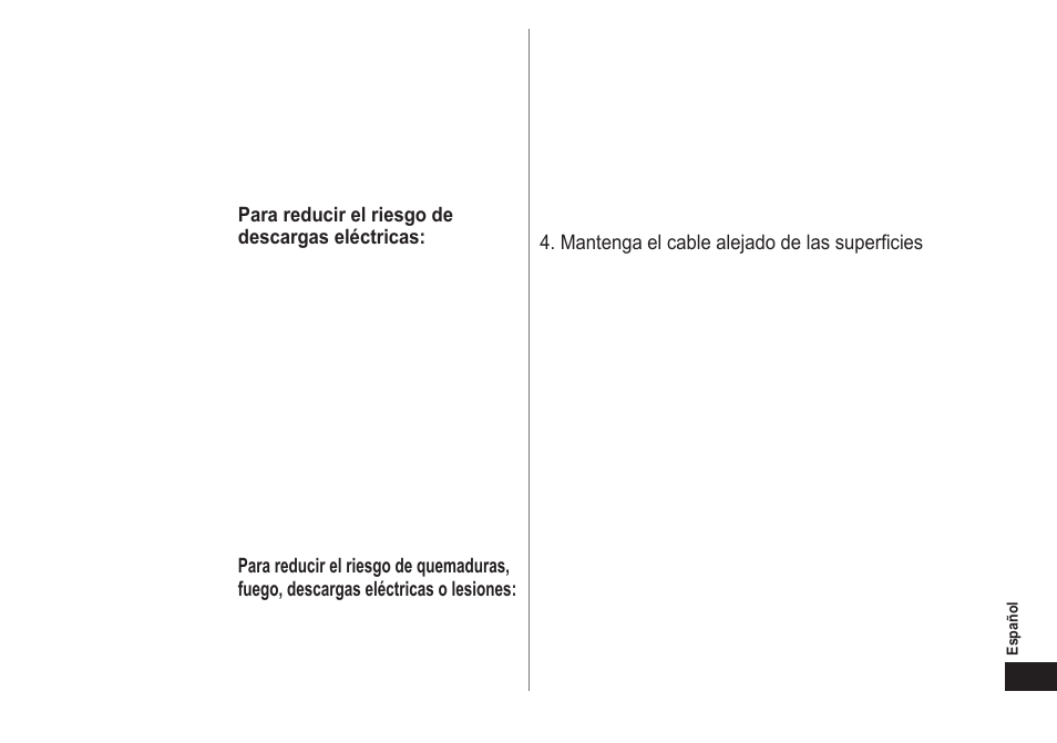 Español, Instrucciones importantes de seguridad, Peligro | Advertencia, Guarde estas instrucciones | Panasonic ES-LT71-S User Manual | Page 27 / 40