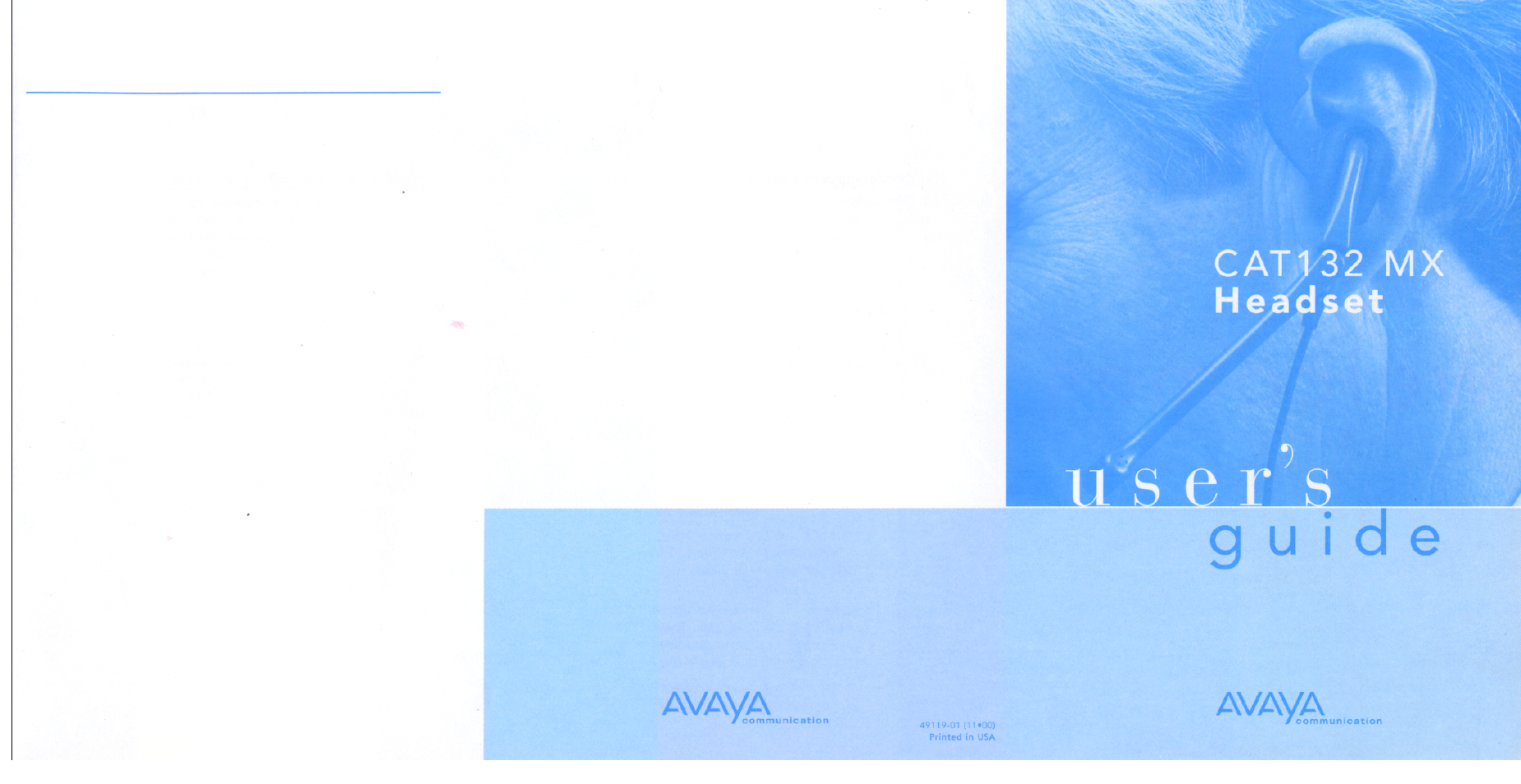 Avaya CAT132 MX User Manual | 4 pages