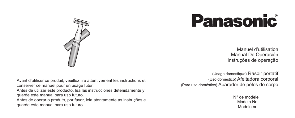 Panasonic ES-WR40VP User Manual | 46 pages