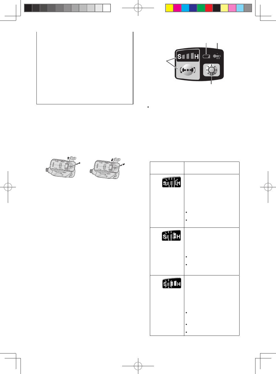 Variable speed control trigger, Control panel, Caution | Panasonic EY75A2X User Manual | Page 11 / 56