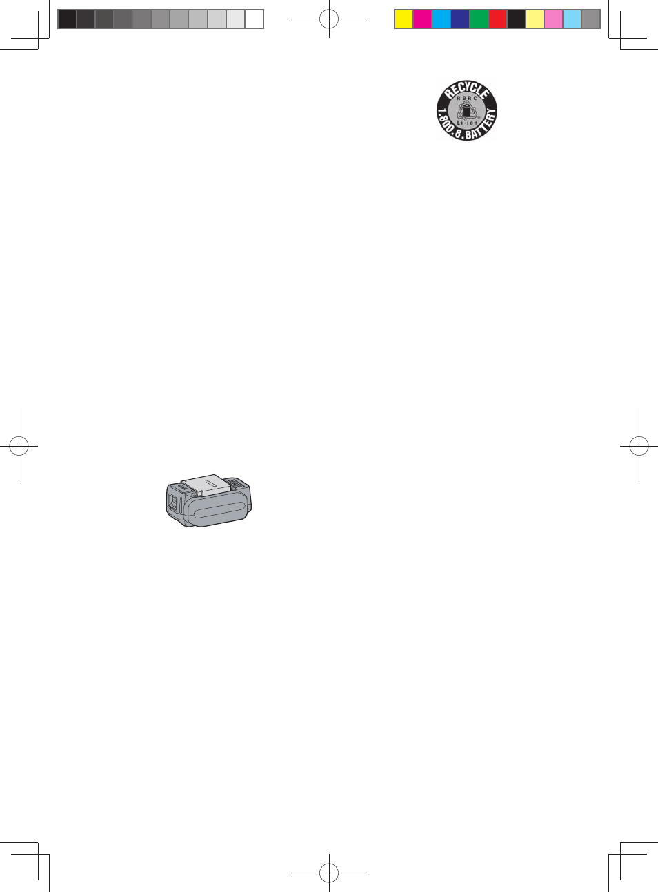 Chargeur de batterie] recharge, Longévité des batteries autonomes, Recyclage de la batterie autonome | Panasonic EY75A2X User Manual | Page 30 / 56
